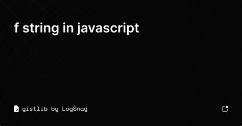 Image result for JavaScript F String