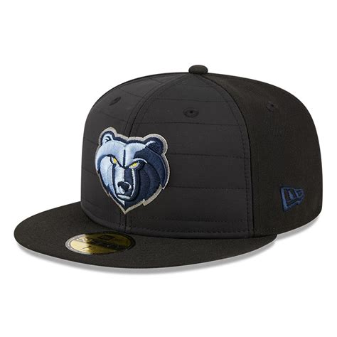 Men's Memphis Grizzlies New Era Black Quilted 59FIFTY Fitted Hat
