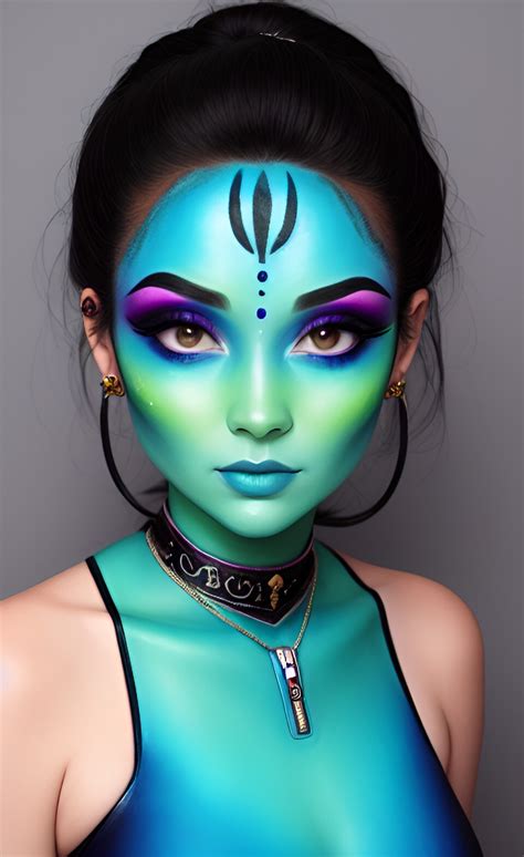 Image result for Alien Body Makeup