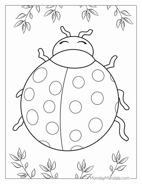 20 Ladybug Coloring Pages (Free PDF Printables)