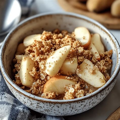 Easy Healthy Breakfast Apple Crumble That Feels Like Dessert - My ...