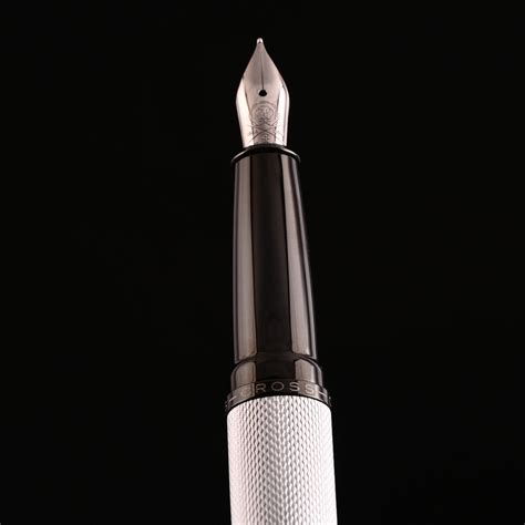 Buy Cross ATX Brushed Chrome Fountain Pen Online |Cross ATX Pen|Makoba