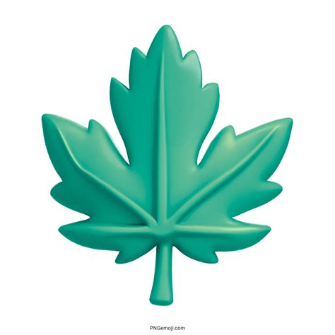 Maple Leaf Emoji Multicolor 3D PNG, ClipArt Collection – PNG Emoji