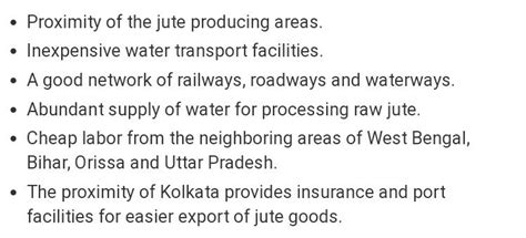 proximity of jute producing areas..explain! - Brainly.in