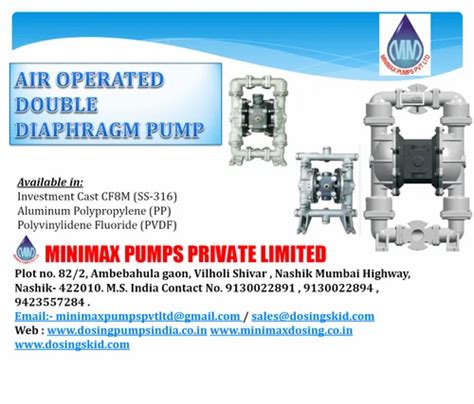 Double Diaphragm Pumps - Air Operated Double Diaphragm Pumps ...