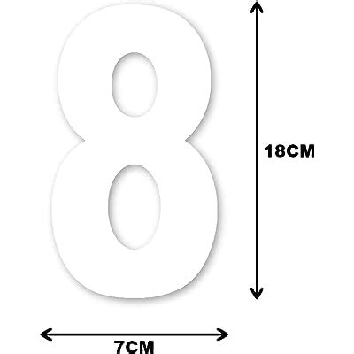 4 Pack Wheelie Bin Numbers for Bins - Choice of | Ubuy India