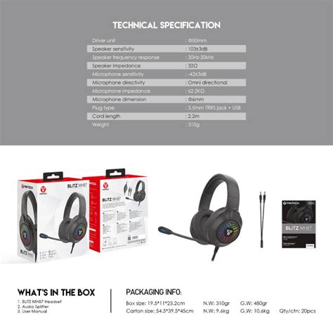 Slusalice Gaming Fantech MH87 Blitz Sakura - Mob-Shop