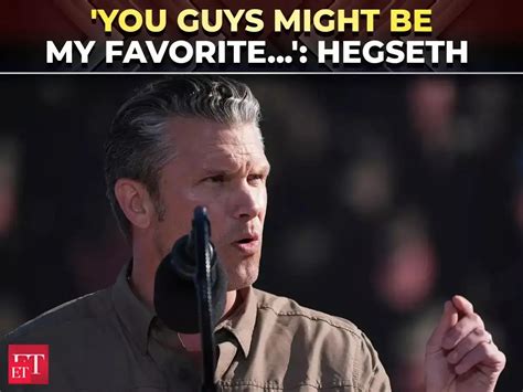 'You're devil dogs, leathernecks...': Pete Hegseth speaks at Marines ...