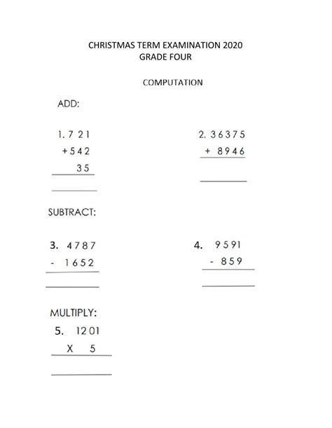 Math Computation 的图像结果