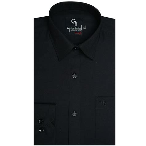 Charaghdin.com - Plain Black Shirt