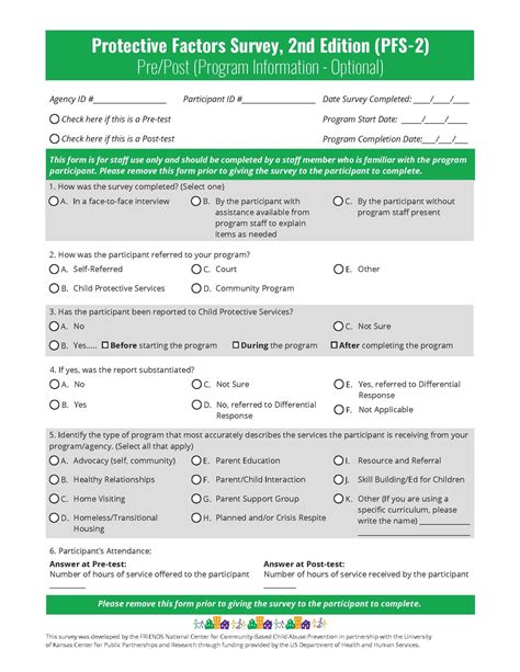 Image result for Blank PFS Form