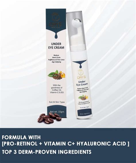 7days natural Under Eye Cream For Men, Helps Remove Dark Circles ...