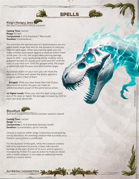 King’s Hungry Jaws; Bloodlust - Unearth Prehistoric Might with These ...