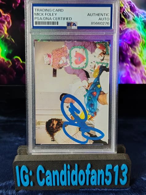 Signed Mick Foley Discovers Mr. Socko 1999 Comic Images WWF Smackdown ...