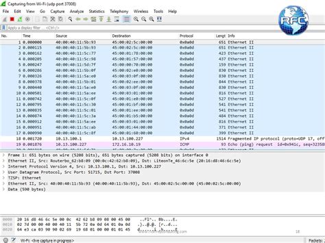 Image result for Packet Sniffer Example