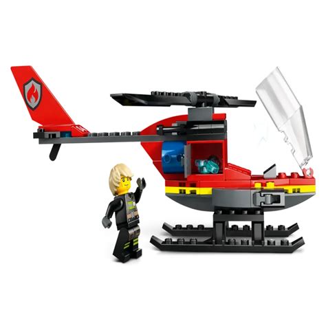 Lego 60411 City Fire Rescue Helicopter - 85 Pieces — Toycra