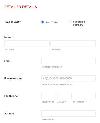 Image result for How to Create Retailers Sign Up Form