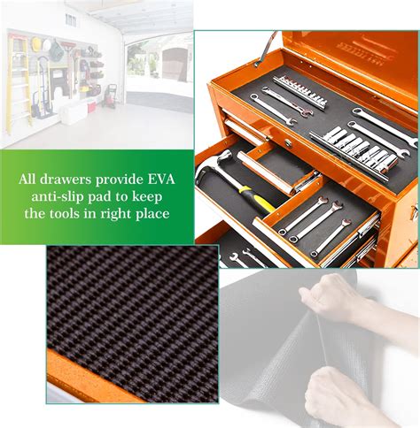 Wee Houseware 8-Drawer Rolling Tool Chest, Big Tool Box with 4 India | Ubuy