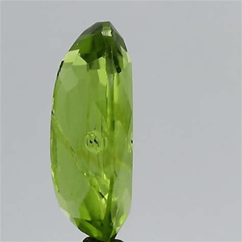 3.55 carat 4 ratti GII certified natural American oval green peridot ...