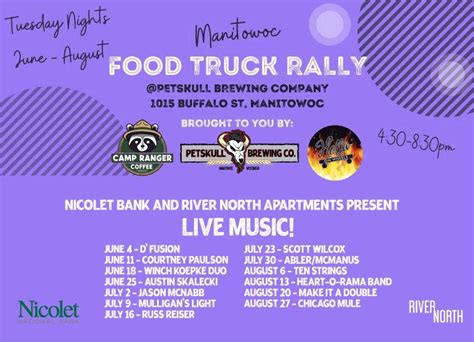 Manitowoc Food Truck Rally!, PetSkull Brewing, Manitowoc, 6 August 2024 ...