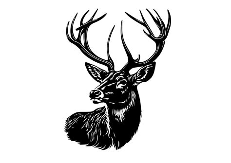 Buck Deer Outline
