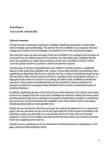 Image result for Tort Report Example