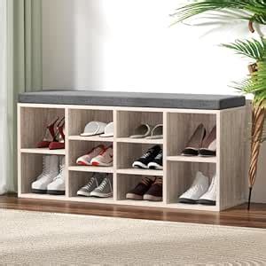 Furnilife Shoe Storage Rack Cabinet Bench Box Drawer Organiser Shoes ...