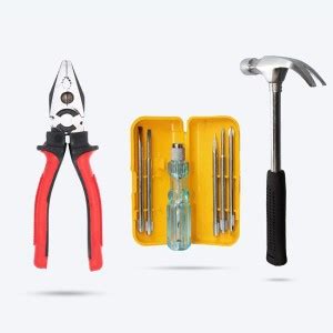 Tools Titan Heavy Duty Claw Hammer with 5 in 1 screwdriver set and 8 ...