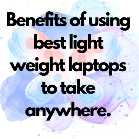 Benefits of using best light weight laptops to take anywhere.:Amazon.in ...