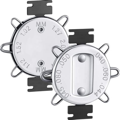 Buy 2 Pieces Spark Plug Gap Tool Spark Plug Gap Gauge Measuring Tool ...