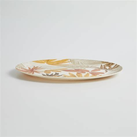 Buy Nature Squad Niger Bamboo Fibre Dinner Plate - 24.8cm - Set of 4 ...