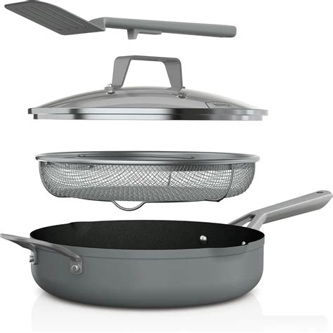 Amazon.com: Ninja Foodi NeverStick Oven Safe Pan with Lid, Mesh ...