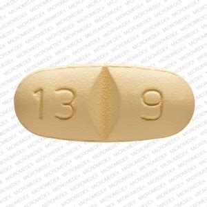 Pill Finder: G 13 9 Yellow Elliptical / Oval - Medicine.com