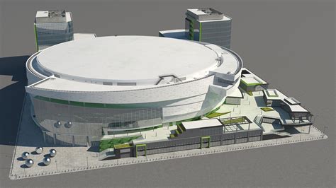 3D Stadium Arena with Park model | 3D Molier International