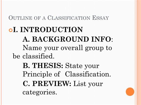 Classification Essay Outline Example 的图像结果