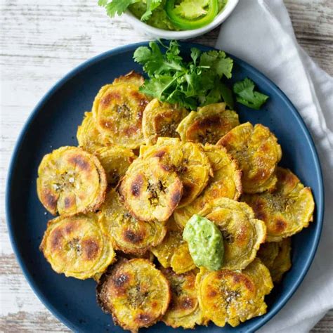 Fried Green Plantains