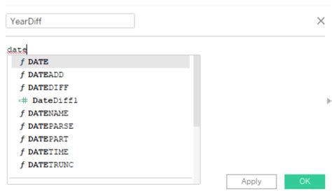Image result for DateDiff Tableau
