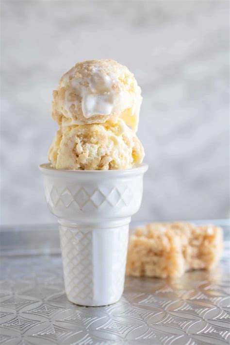 Oh, Snap! Rice Krispie Treat Ice Cream - Good Food Stories