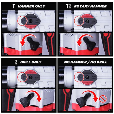 iBELL IBL RH32-50 Rotary Hammer Drill 1500W Concrete Drilling Machine ...