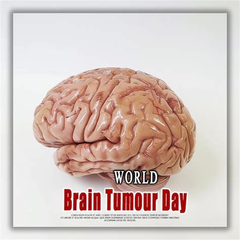 World brain tumour day background | Premium AI-generated PSD