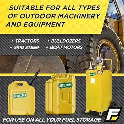 Buy Diesel Stickers for Fuel Tank - Diesel Only Sticker - Fuel Labels ...