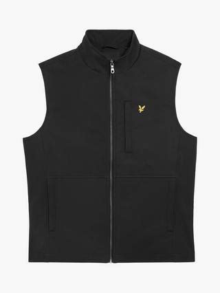 Lyle & Scott Soft Shell Gilet, Jet Black