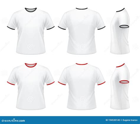 Ringer t-shirt stock vector. Illustration of template - 194530140