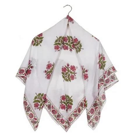Dupatta&Scarf - Cotton Hand Block Printed Dupatta Manufacturer from Jaipur