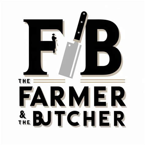 I need a logo created for my butcher shop called "The Farmer & The ...