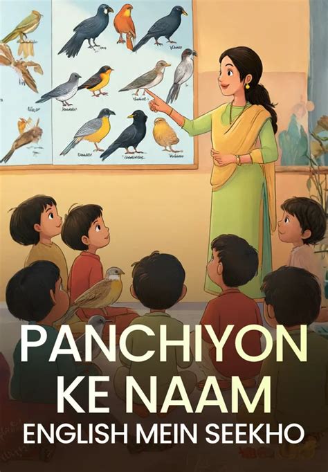 Panchiyon Ke Naam English Mein Seekho | Little English Champion