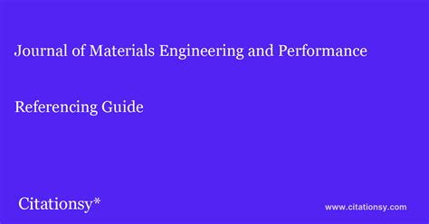 Journal of Materials Engineering and Performance Example 的图像结果