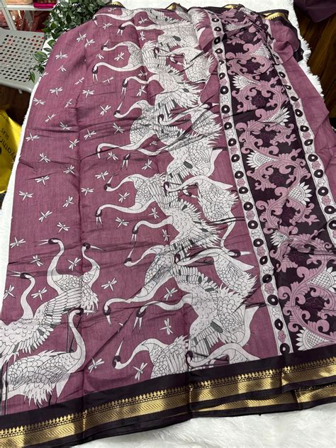Chanderi saree-SR1017F – Swarna Reddys