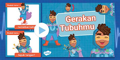 PowerPoint Gerakan Tubuhmu Bahasa Inggris dan Indonesia
