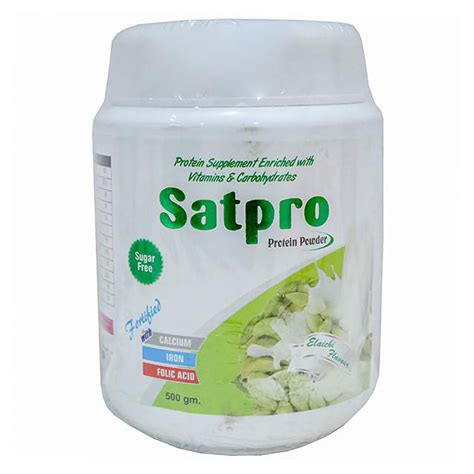 Satpro Sugar Free Elaichi Protein Powder | Uses, Side Effects, Price ...